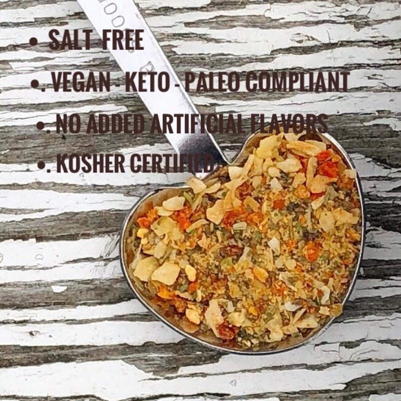FlavorKicker Zero Salt Fusion 21 Spices Complete All Purpose Seasoning