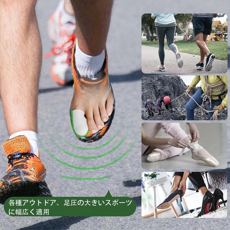 足指 足爪キャップ 8個入り 足指保護キャップ シリカゲル製 足指サック つま先プロテクター 足先のつめ保護キャップ スポーツ 巻き爪