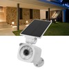 Solar Powered Fake Security Camera with Light IP65 Waterproof Simulated
