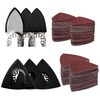 106pcs Oscillating Tool Sanding Kit with 3 Triangle 3 Finger