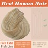 Sunny Hair Wire Hair Extensions Human Hair Invisible Wire Hair