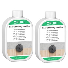 CPLIKE 2 Pack Floor Cleaning Solution Compatible with Roomba Plus 405/4020 / 505/507 Max 705/707 Combo Robots, Mopping Concentrate for 400 (4000), 500 & 700 Series, 10.1 fl oz