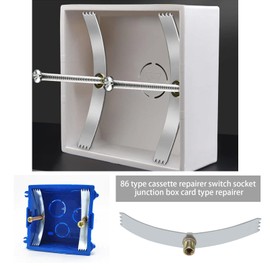 Create idea 30pcs 86 Type Dark Box Maintenance Support Rod Switch Socket Screw Hook Wall Mount Switch Cassette Repairman Support Rod for Wall Outlet Switch with 30 Screws