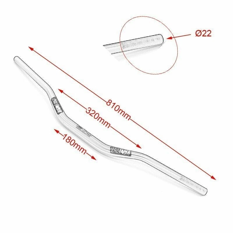 ProTaper Original "Evo" PRO TAPER Handlebar Fat Bar DIRT BIKE