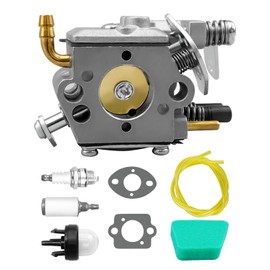 9287-310001 Carburetor Fit for McCulloch Mac 3200 3205 3210 3212 3216 2012 3516 2116 Chainsaw 32cc 35cc 38cc Engine, Carb Tune Up Kit with Air Filter Spark Plug Fuel Filter Gaskets