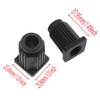 GWYAN 12 Pcs Square Caster Socket Sleeve Plastic Caster Stem