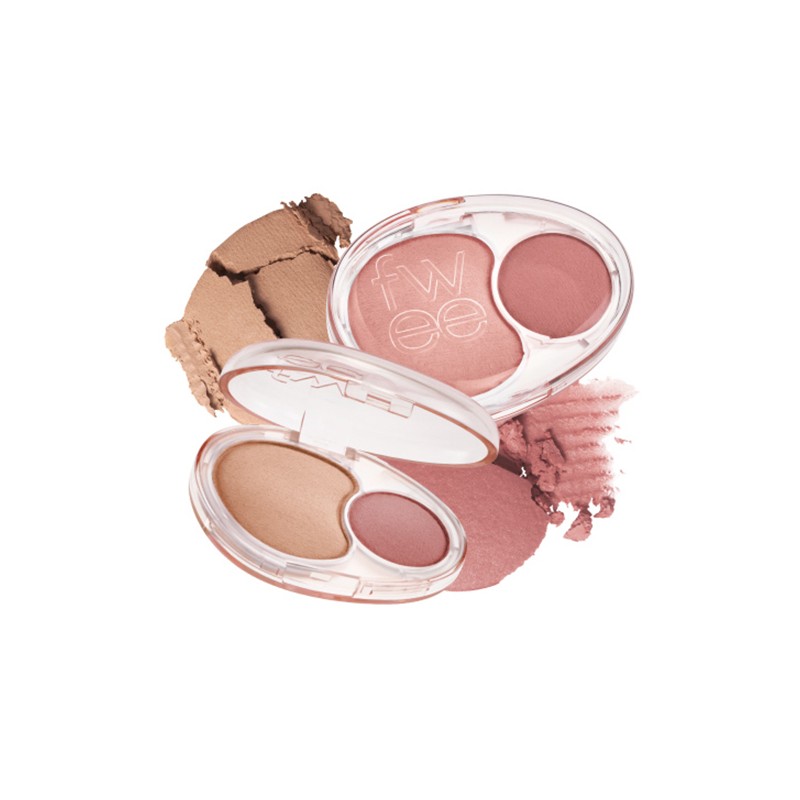 fwee Mellow Dual Blusher 7.2g - ND01 Lazy Tempo
