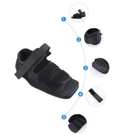 Cast Boot, Post Op Shoe,Decompression Fixed Shoes, Rehabilitation of The Heel, Foot Fracture Toe Walking Shoe for Fracture Recovery (Size : Medium)