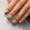 RUOKEXIN Semi Cured Gel Nail Strips Long Lasting Chip Resistant