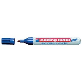 Securitas UV Marker Edding 8280 with Rounded Tips 1.5 – 3 mm, Transparent