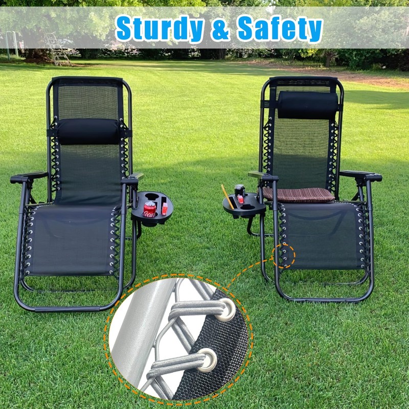 Ostlttyn Zero Gravity Chair Replacement Cord, 4 Pcs Durable Bungee