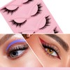 WALWAL Fox False Eyelashes - Natural Curly 3D Volume Faux