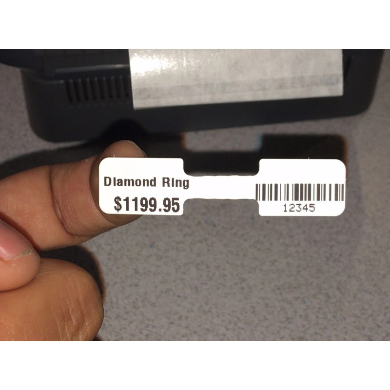 Intuit 1 Jewelry Tag Roll With Flaps 2 3/16" x