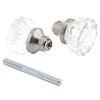 Prime-Line E 28315 Mortise Style Fluted Glass Door Knobs -