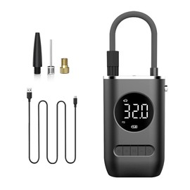 Mingzhe Car Air Pump 150PSI Cordless Air Compressor Portable Electric Tire Inflator with LED Light Auto-Off Function for Car Motorcycle Bicycle Tires Balls