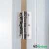 EAI Chrome Door Hinges | 3 Inch / 76mm Polished
