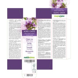 Monk's Pepper (Vitex agnus-castus) Fruits Alcohol-Free Original Tincture Natural Alma Liquid Extract Drops 120 ml Dietary Supplement Vegan