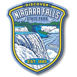 Niagara Falls State Park Magnet by Classic Magnets, 2.8" x 3.4", Collectible Souvenirs Made in The USA
