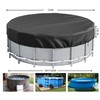 4 Ft Round 210D Waterproof Above Ground Pool Cover with