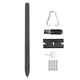 For Tab S6 Lite Stylus Highly Sensitive Accurate Size Durable Plastic Smart Pen with 5 Tips for SM P610 SM P615 Tablet Black