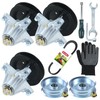 GELASKA 3 Pack 918-06978 Spindle Assembly with 756-05034A Idler Pulley