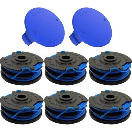 VinneMOO KST-120X Replacement Trimmer Spool Line for Kobalt 40V KST 120X-06, 20 ft 0.065-