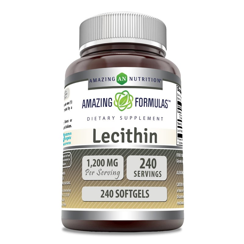 Amazing Nutrition Lecithin 1200mg 240 Softgels by Amazing Nutrition