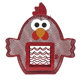 HEATH MFG CO P Chicken Suet and Seed Dual Feeder Red