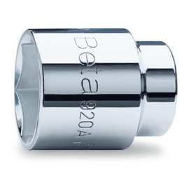 Beta 920AK 22 Sechskant-Steckschlüssel mit Innenvierkant 1/2 ", verchromte Stecknuss (hochwertiges Werkzeug für den Steckschlüsselkasten, ideal für Ratschen, schützendes und robustes Material)