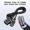 CUENSTOP 9 Pin Controller Extension Cable, Classic Retro Game Controller