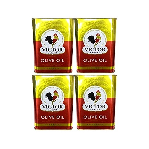Victor Guedes - Olive Oil - 6.76 Fl Oz (PACK OF 04) | Azeite de Oliva - 200ml