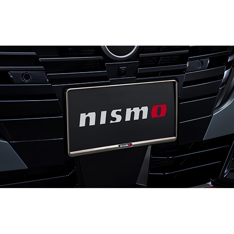Nismo KZ620-0A00D License Plate Rim Matte Dark Chrome