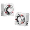 SURAIELEC Mechanical Timer with 2 Grounded Outlets Indoor, 2 Pack