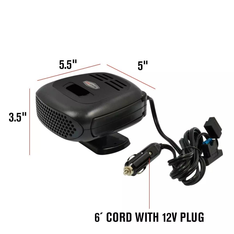 RoadPro RPAT859 12-Volt Heater or Defrost for Vehicle Windshields 6'