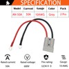 50A Battery Quick Connect Disconnect Connector Plug with 10AWG O