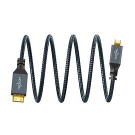 Twozoh Micro HDMI to Mini HDMI Converter Cable 1M (Type D-Type C) 4K 60Hz, Mini HDMI to Micro HDMI Cable, Eligible Invoice
