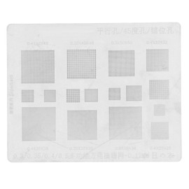 Universal BGA Reballing Stencil BGA Reballing Stencil Universal BGA Reballing Stencil BGA Rework Net Stencil Template 0.3mm 0.35mm 0.4mm 0.5mm