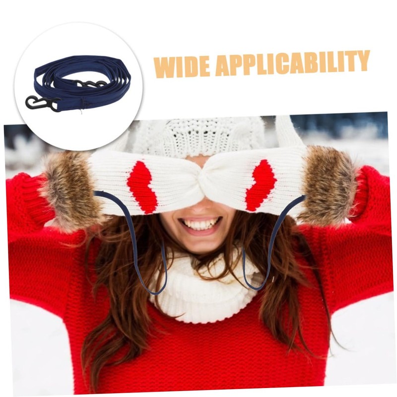 Tofficu 2Pcs Mitten Clips Glove Attachment for Neck Hanging Design
