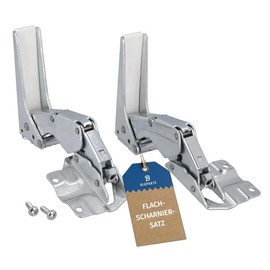 easyPART Compatible / Replacement for Siemens 10090990 Door Hinge Set Top Bottom as 12004051 for Fridge