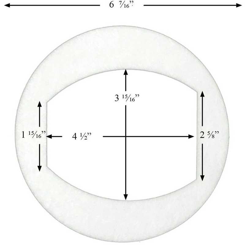 Stove Parts 4 Less Harman Pipe Stub Gasket for Invincible,