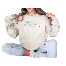 Percy Jackson and The Olympians Sweatshirt for Women Men (Small, Sand)