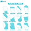 KEZZLED Multifuntional Neck Gaiter, Headband, Headwear, Face Cover Mask, Scarf,
