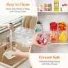 Lifewit Ice Chilled Condiment Caddy with 4 Containers(2.5 cup), Condiment