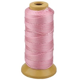328 Feet Twisted Nylon Twine String Cord for Gardening Marking DIY Projects Crafting Masonry (Pink, 1.5mm-328 feet)
