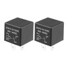 A ABSOPRO 2 pieces car relay, 4 pins, 12 V,
