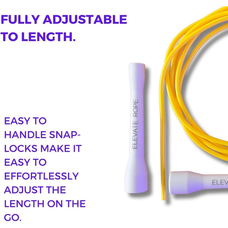Elevate Speed Rope Max Night (Power) - Black - Professional