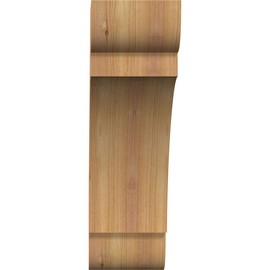 Ekena Millwork BRC06X18X18OLY00SWR 5 1/2"W x 18"D x 18"H Olympic Smooth Knee Brace, Western Red Cedar