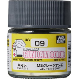 Mr. Gundam Color UG09 MS Gray Zeon Paint 10ml. Bottle Hobby