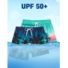 TUONROAD Compression Board Shorts for Mens Palm Tree 3XL Swimming