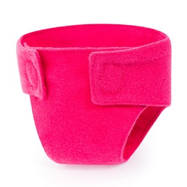 Bayer Design 73098AA Dolls Cloth Nappies Pack of 4 Reusable with Velcro Changing Accessories for Baby Dolls Doll Accessories Pink White Grey